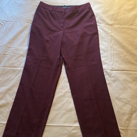 NWT Ann Taylor Purple Straight Pants (Curvy Petite Sizing) - Picture 2 of 5